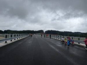 Den otevřené stavby na dokončovaném obchvatu Nové Paky. Foto: ŘSD