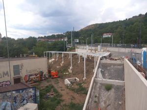 Dvorecký most (stav výstavby v červenci 2025). Foto: Metrostav