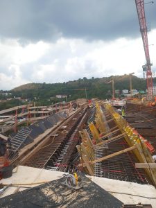 Dvorecký most (stav výstavby v červenci 2025). Foto: Metrostav