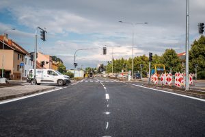 Opravená Černovická ulice v Brně. Foto:  Jihomoravský kraj