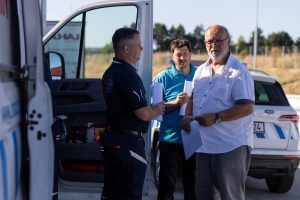 Jednotky silniční inspekce INSID. Foto: MD ČR