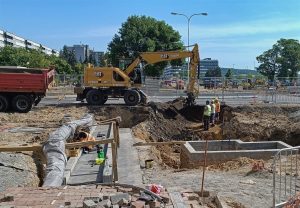 První etapa přestavby třídy Václava Klementa v Mladé Boleslavi. Foto: MB-net