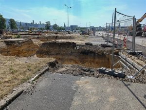 První etapa přestavby třídy Václava Klementa v Mladé Boleslavi. Foto: MB-net