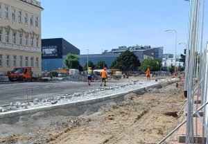 První etapa přestavby třídy Václava Klementa v Mladé Boleslavi. Foto: MB-net