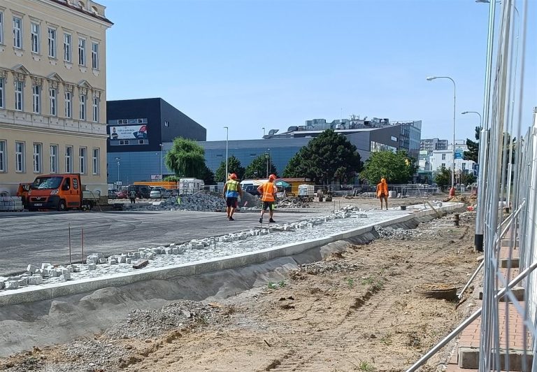 První etapa přestavby třídy Václava Klementa v Mladé Boleslavi. Foto: MB-net