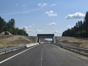 Dokončený obchvat Lišova a Štěpánovic na I/34. Foto: ŘSD/ Adam Koloušek