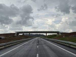 Dokončený obchvat Lišova a Štěpánovic na I/34. Foto: ŘSD/ Adam Koloušek