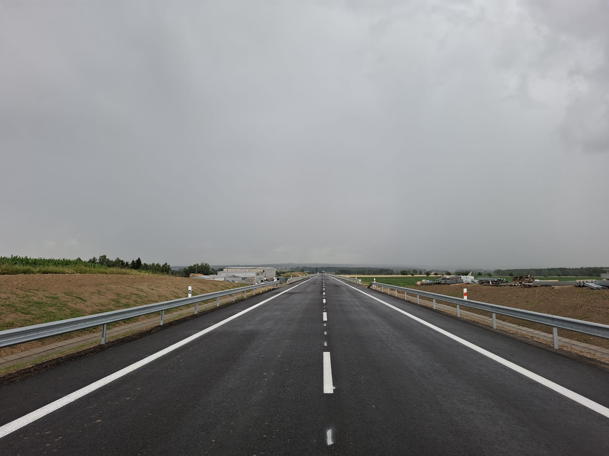 Dokončený obchvat Lišova a Štěpánovic na I/34. Foto: ŘSD/ Adam Koloušek
