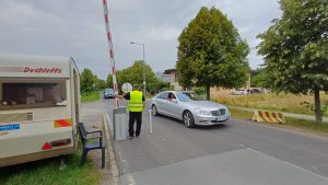Uzavírka mezi Klánovicemi a Šestajovicemi. Foto: Vivat Klánovice