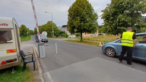 Uzavírka mezi Klánovicemi a Šestajovicemi. Foto: Vivat Klánovice