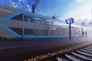 Ilustrační vizualizace patrové jednotky pro PKP. Zdroj: PKP Intercity