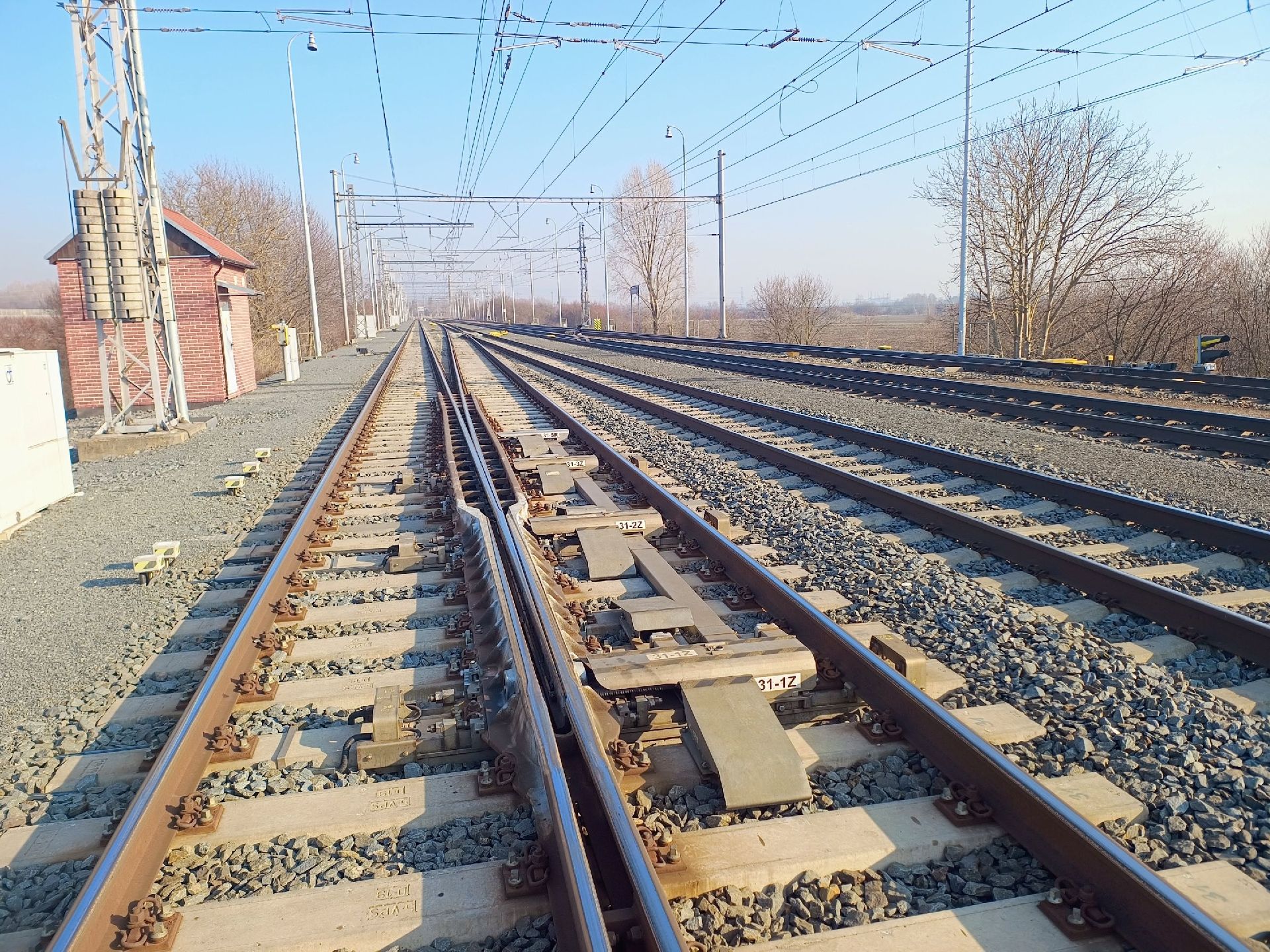 Pohled na současný stav výhybky. Foto: DT - Výhybkárna a strojírna