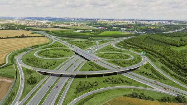 Vizualizace čtyřproudé přeložky silnice I/12 - obchvat Úval a Běchovic. Zdroj: ŘSD