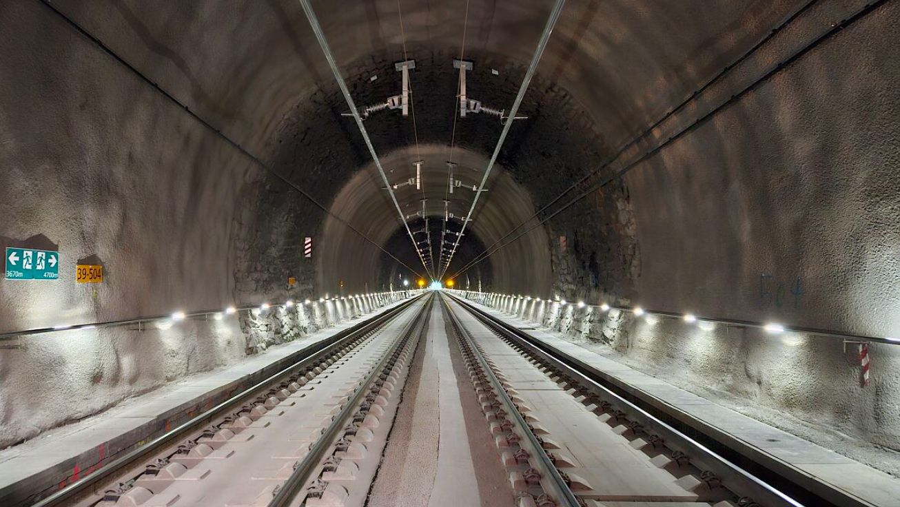 Taurský železniční tunel. Pramen: ÖBB