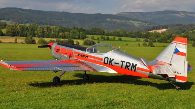 Letadlo Zlin Z-50M. Foto: Aeroklub České republiky