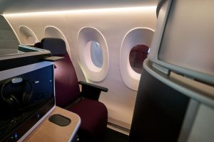 Podoba byznys třídy v A350-900 pro Swiss. Foto: Swiss