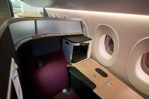 Podoba byznys třídy v A350-900 pro Swiss. Foto: Swiss
