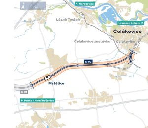 Modernizovaný úsek Mstětice - Čelákovice. Foto: Správa železnic