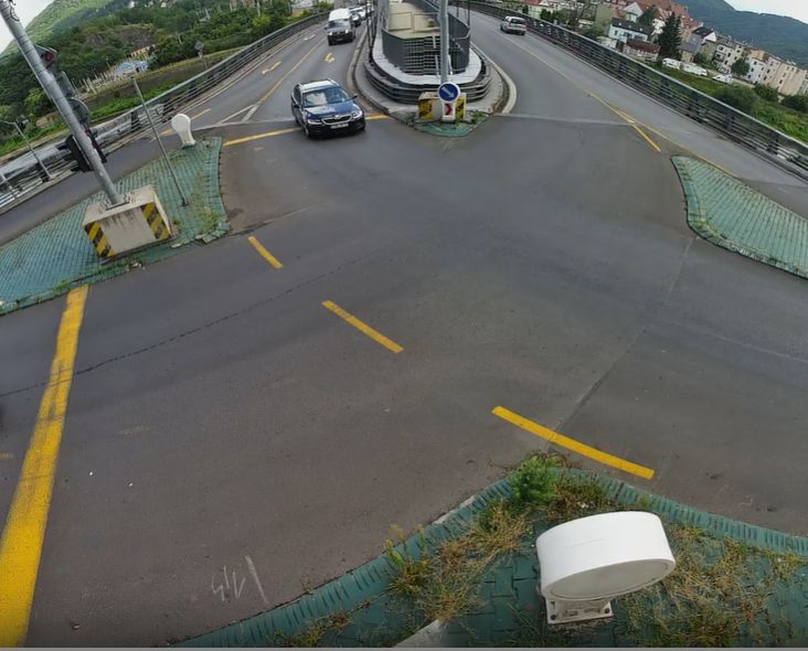 Přenos z Přístavní ulice u Mariánského mostu v Ústí nad Labem. Foto: MMUL