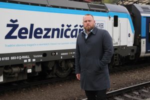 Tomáš Mohr. Foto: České dráhy / Železničář