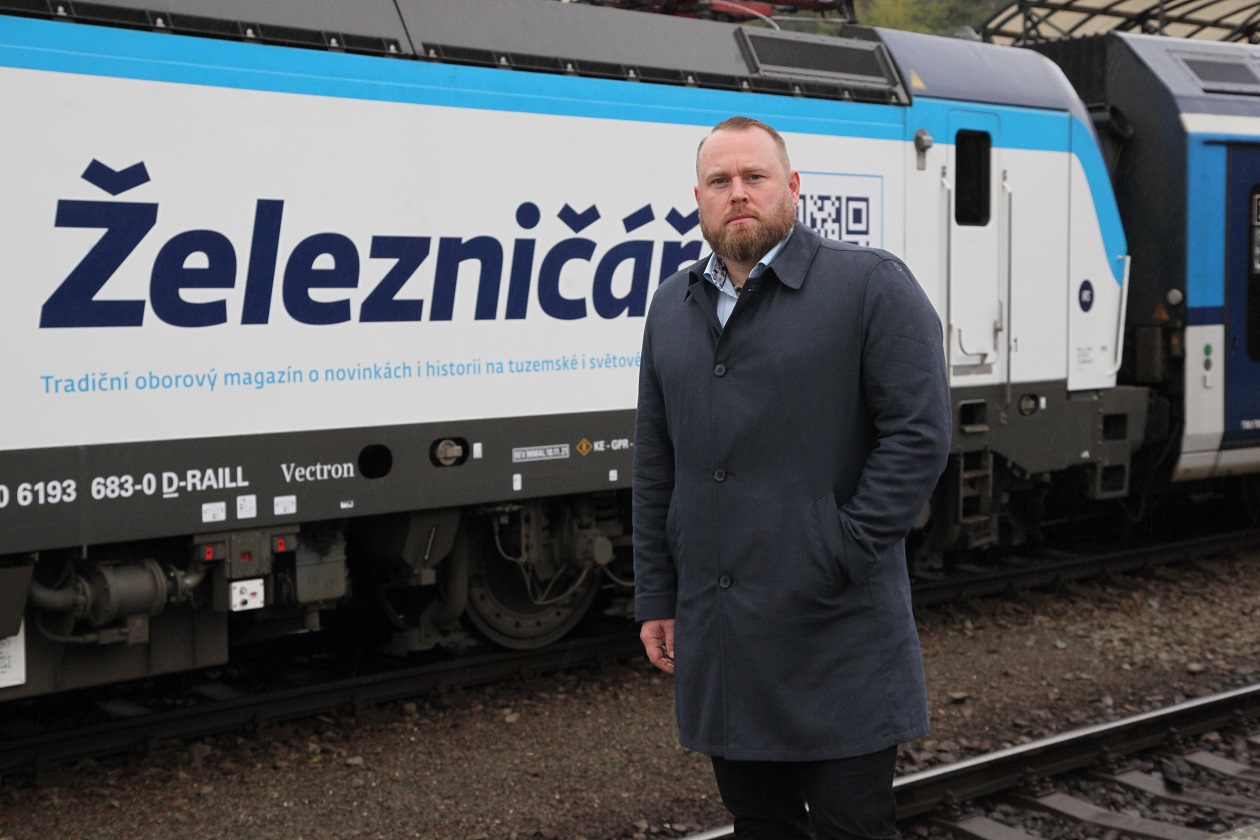Tomáš Mohr. Foto: České dráhy / Železničář