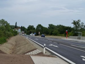 Upravená křižovatka u obce Předboj na silnici I/9. Foto: ŘSD