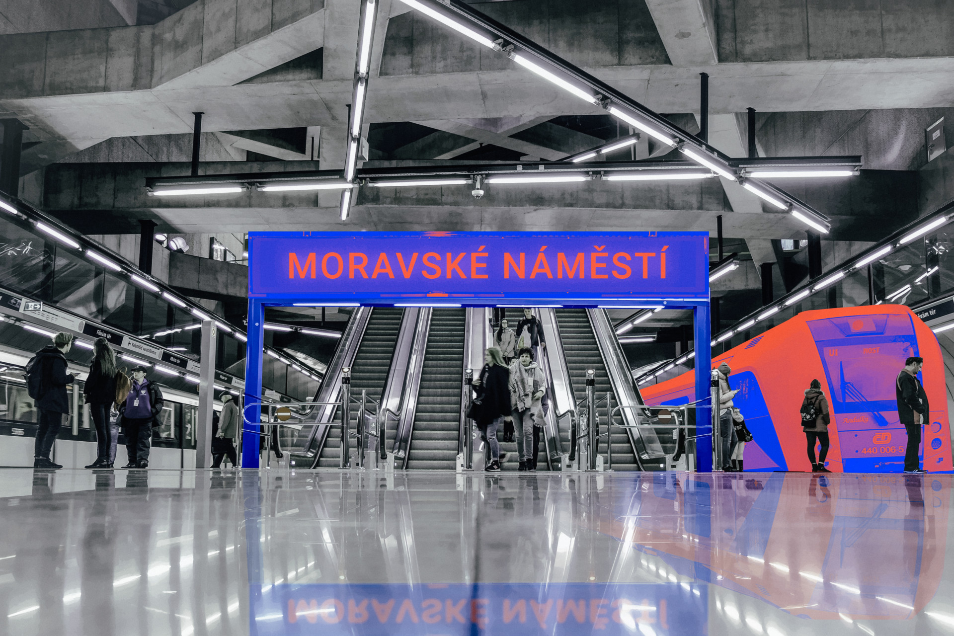Budoucí stanice podzemní dráhy v Brně. Foto: KAM Brno