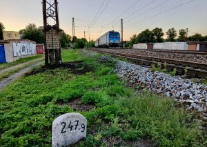 Poškozené vedení v České Třebové. Foto: Správa železnic