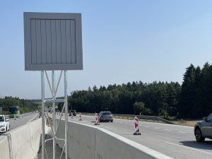 Proměnlivé značky umožní na D3 rychlost 150 km/h. Autor: Zdopravy.cz/Jan Šindelář
