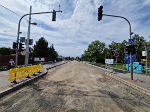 Rekonstrukce Karlovarské ulice v Praze (stav 7. 7. 2025). Foto: Zdopravy.cz