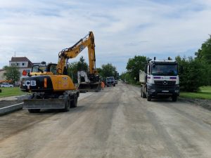 Rekonstrukce Karlovarské ulice v Praze (stav 7. 7. 2025). Foto: Zdopravy.cz