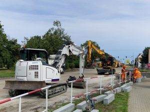 Rekonstrukce Karlovarské ulice v Praze (stav 7. 7. 2025). Foto: Zdopravy.cz
