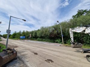 Rekonstrukce Karlovarské ulice v Praze (stav 7. 7. 2025). Foto: Zdopravy.cz