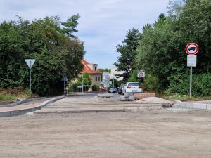 Rekonstrukce Karlovarské ulice v Praze (stav 7. 7. 2025). Foto: Zdopravy.cz