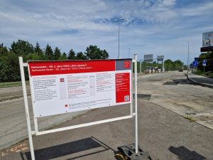 Rekonstrukce Karlovarské ulice v Praze (stav 7. 7. 2025). Foto: Zdopravy.cz