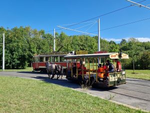 Testování koněspřežné tramvaje na obratišti Červený vrch a Evropské třídě. Foto: Zdopravy.cz, Jan Nevyhoštěný