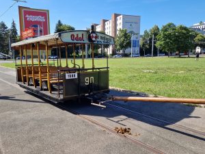 Testování koněspřežné tramvaje na obratišti Červený vrch a Evropské třídě. Foto: Zdopravy.cz, Jan Nevyhoštěný