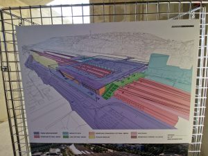 Části projektu terminálu Nádraží Smíchov.