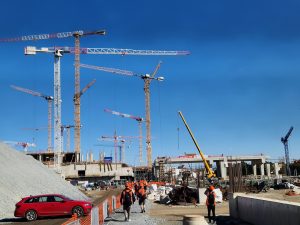 Rekonstrukce Smíchovského nádraží (stav v srpnu 2025). Foto: Zdopravy.cz / Jan Nevyhoštěný