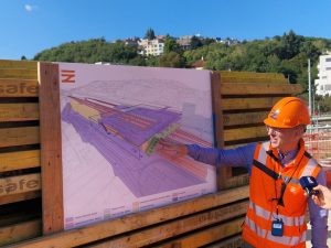 Rekonstrukce Smíchovského nádraží (stav v srpnu 2025). Foto: Zdopravy.cz / Jan Nevyhoštěný