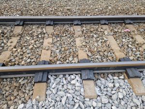 Tramvajová trať mezi zasávkami U Elektry a Nademlejnská bude osázena místo trávy sukulenty. Foto: Zdopravy.cz