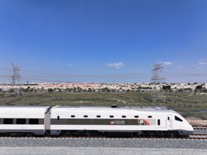 Železnice ve Spojených arabských emirátech.
Zdroj: Etihad Rail