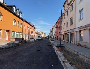 Rekonstrukce ulice Přemyslovců v Ostravě.
Zdroj: město Ostrava
