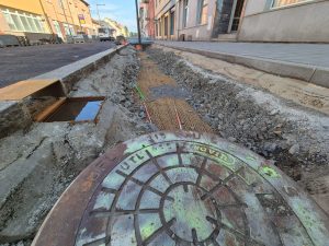 Rekonstrukce ulice Přemyslovců v Ostravě.
Zdroj: město Ostrava