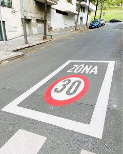 Nová zóna 30 na pražském Žižkově. Zdroj: Praha 3