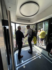 Interiér nové lanovky na Rigiblick. Foto: Garaventa