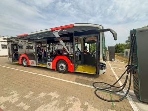 Elektrobus MAN v Kutné Hoře. Foto: Pražská integrovaná doprava