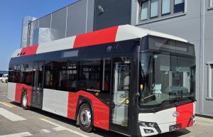 Vodíkový bus Solaris Urbino Hydrogen. Foto: Facebook Petra Boreckého