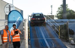 Nový terminál autovlaků ČD v depu v Michli. Pramen: České dráhy