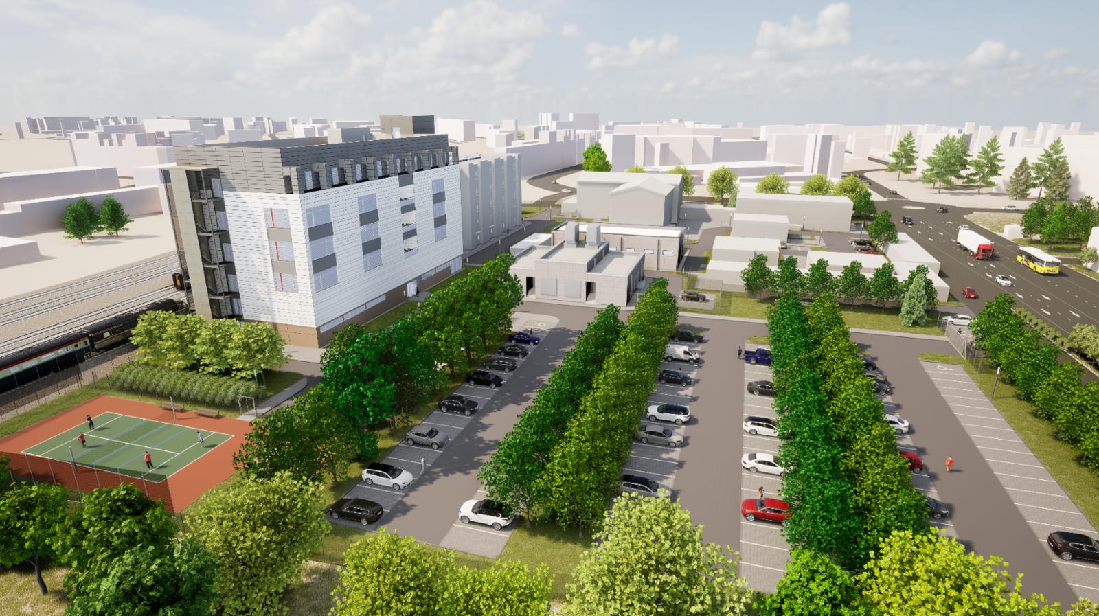 Vizualizace nové budovy CDP Přerov. Foto: Moravia Consult